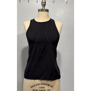 Lululemon Stretch Running Tank Top Airflow Racerback Black 2 (XXS-XS) Athletic